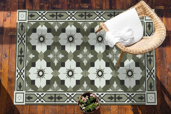 Buitenkleed Betegelde geometrisch patroon