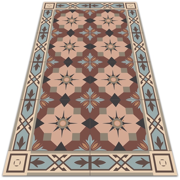 Tuinkleed Geometrische tegels