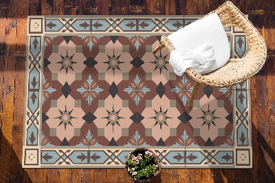 Tuinkleed Geometrische tegels