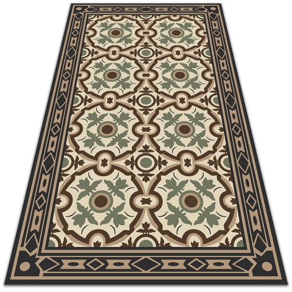 Buiten tapijt Ovale patronen