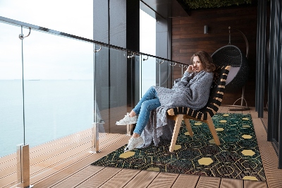 Buiten tapijt Zeshoekig patroon