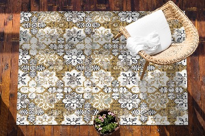 Buitenkleed Bloemen abstractie