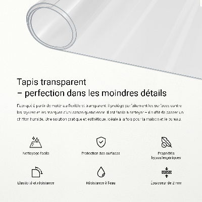 Zacht glas transparant