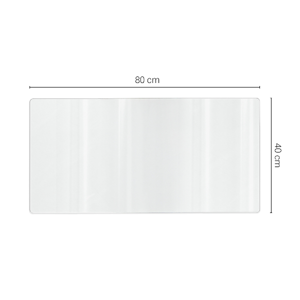 Zacht glas transparant