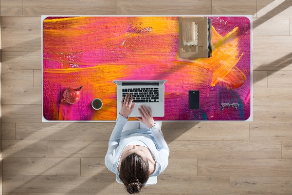 Bureau onderlegger Verf op canvas