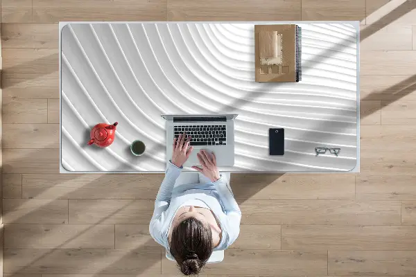 Onderlegger bureau Witte groeven