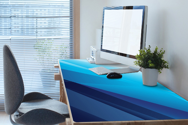 Bureau onderlegger Blauwe overgang