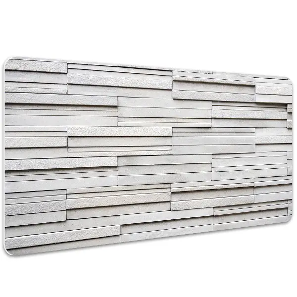 Bureau onderlegger Witte planken