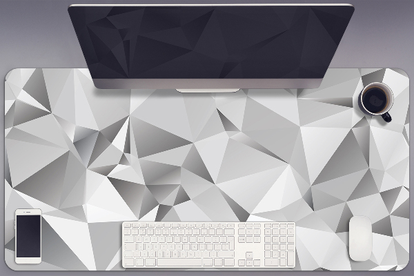 Bureau onderlegger Grijze abstractie
