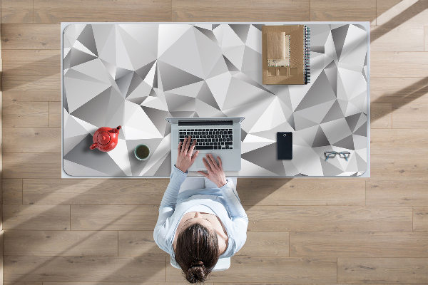 Bureau onderlegger Grijze abstractie