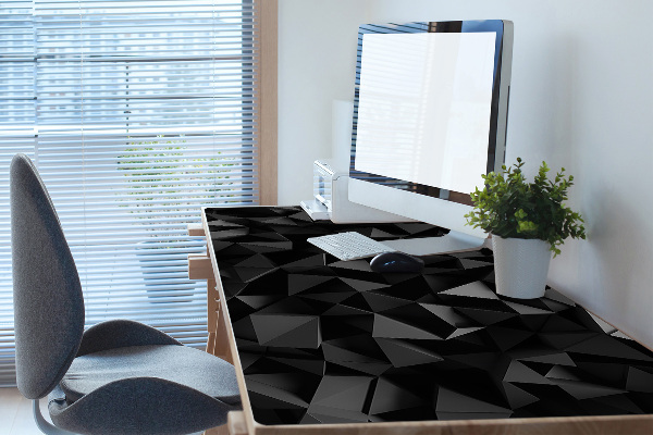 Bureau onderlegger Zwarte abstractie
