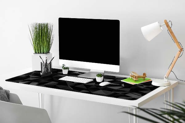 Bureau onderlegger Zwarte abstractie