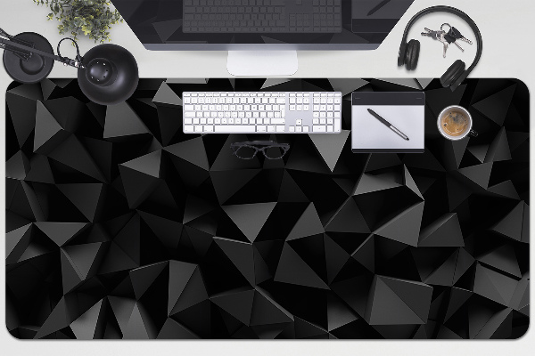 Bureau onderlegger Zwarte abstractie
