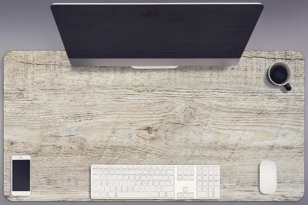 Bureau onderlegger Oud hout