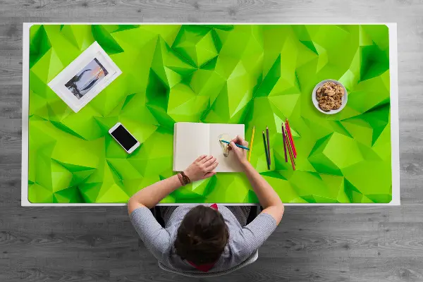 Bureau onderlegger Abstractie groen