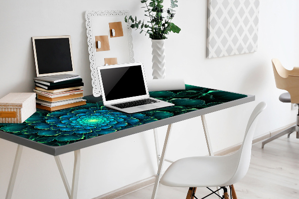 Bureau onderlegger Groene bloem