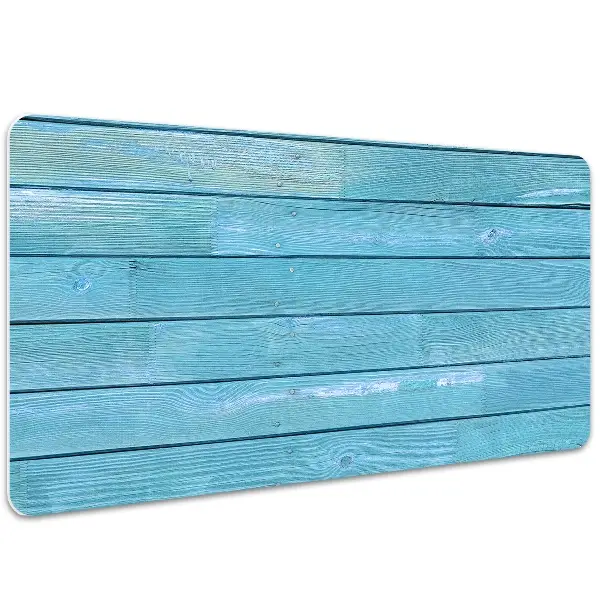 Bureau onderlegger Blauwe planken