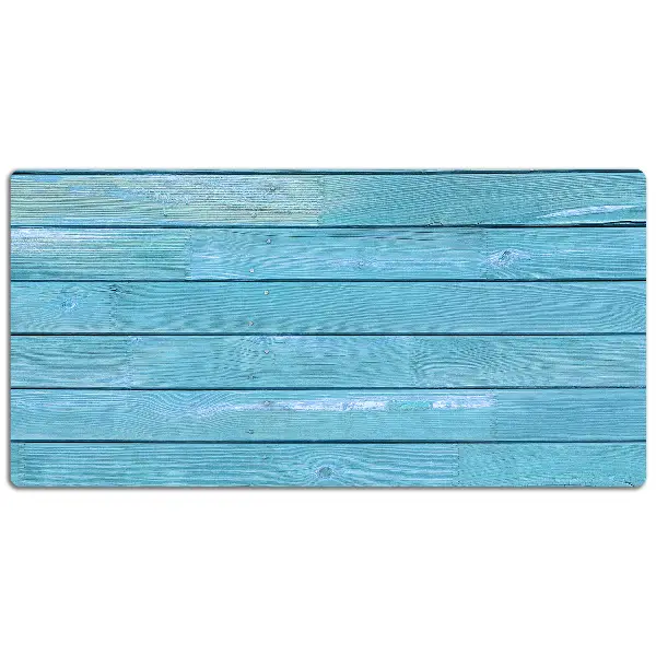 Bureau onderlegger Blauwe planken