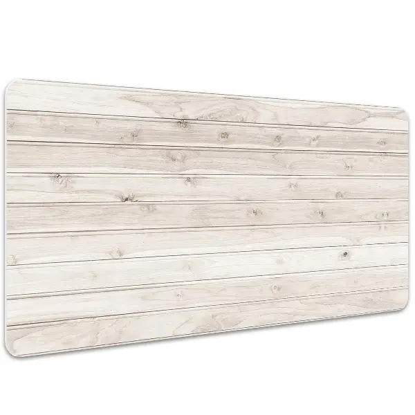 Bureau onderlegger Witte planken