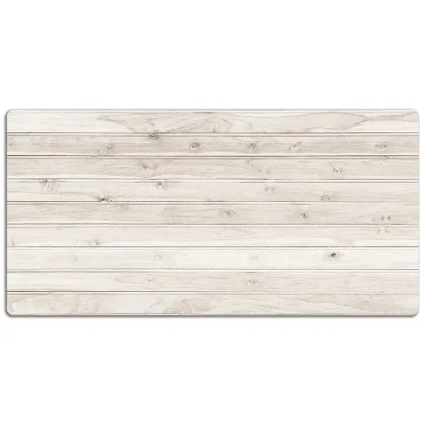 Bureau onderlegger Witte planken