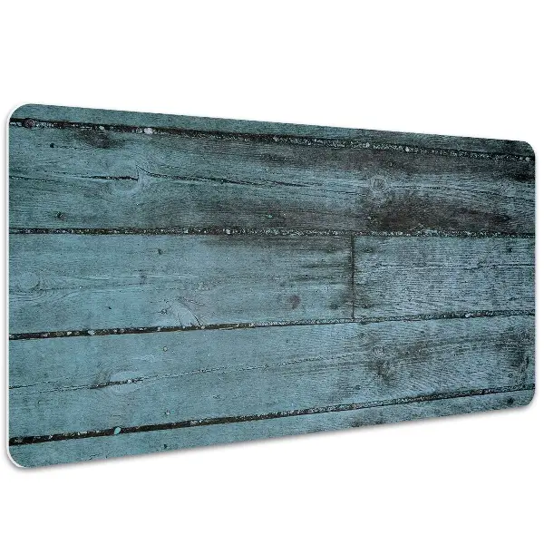 Bureau onderlegger Blauwe planken