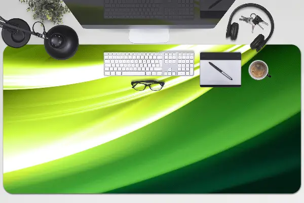 Onderlegger bureau Groene abstractie