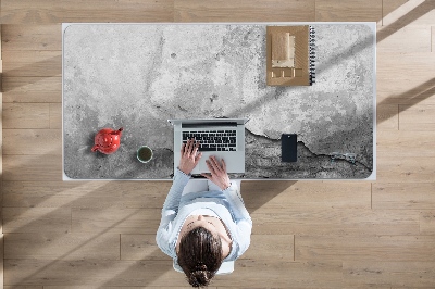 Onderlegger bureau Oude muur