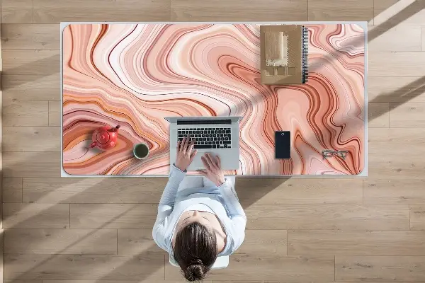 Onderlegger bureau Ecru -abstractie