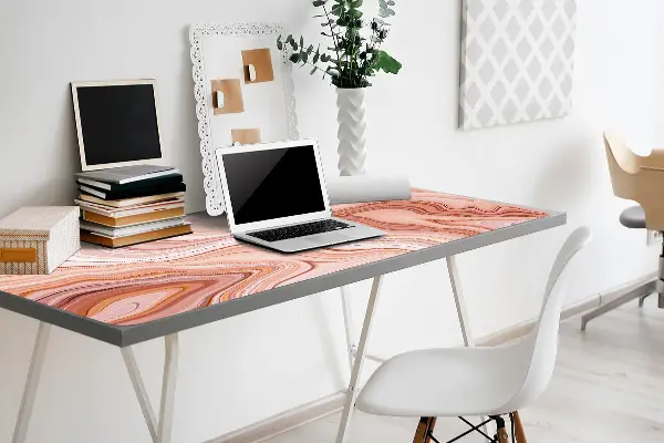 Onderlegger bureau Ecru -abstractie