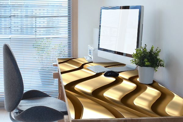 Bureau onderlegger Gouden elementen
