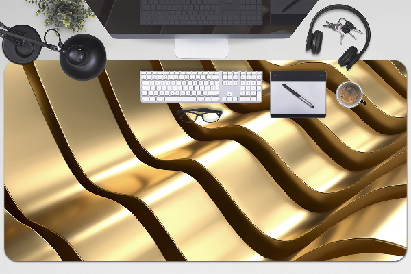 Bureau onderlegger Gouden elementen