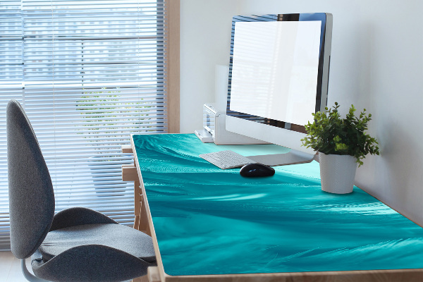 Bureau onderlegger Blauwe veren
