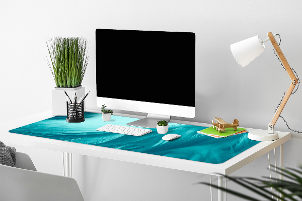 Bureau onderlegger Blauwe veren