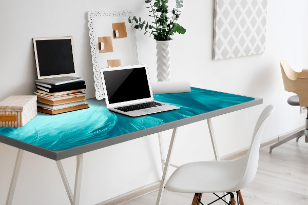 Bureau onderlegger Blauwe veren