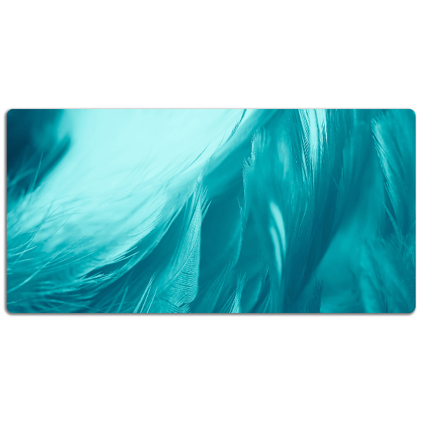 Bureau onderlegger Blauwe veren