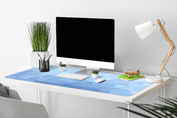Bureau onderlegger Blauwe abstractie