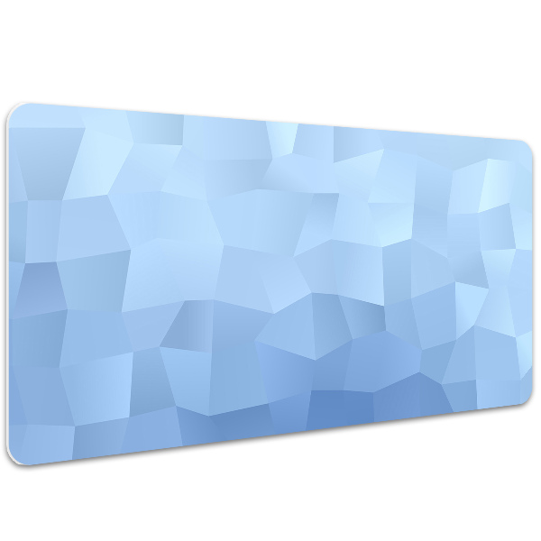 Bureau onderlegger Blauwe abstractie
