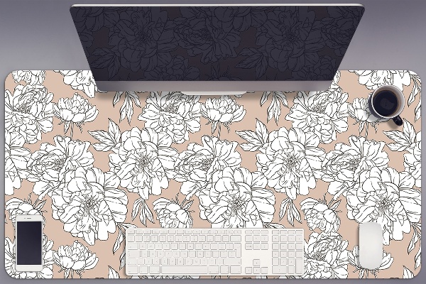 Bureau onderlegger Artistieke bloemen