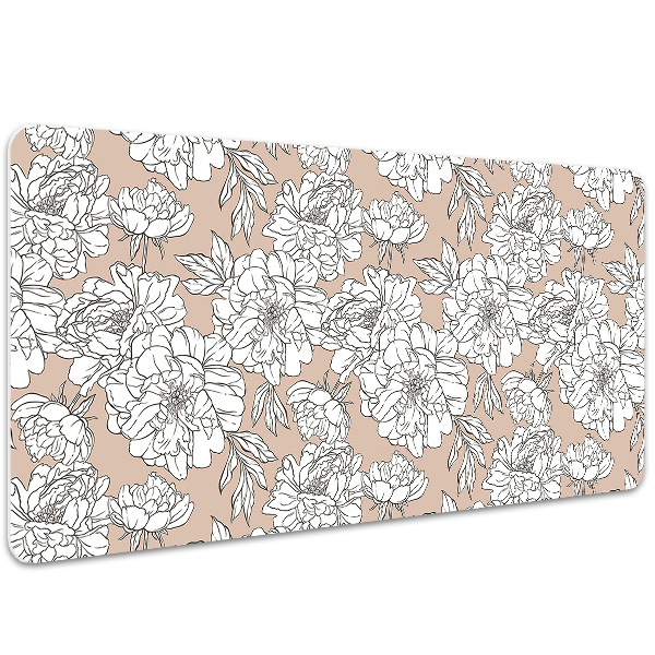 Bureau onderlegger Artistieke bloemen