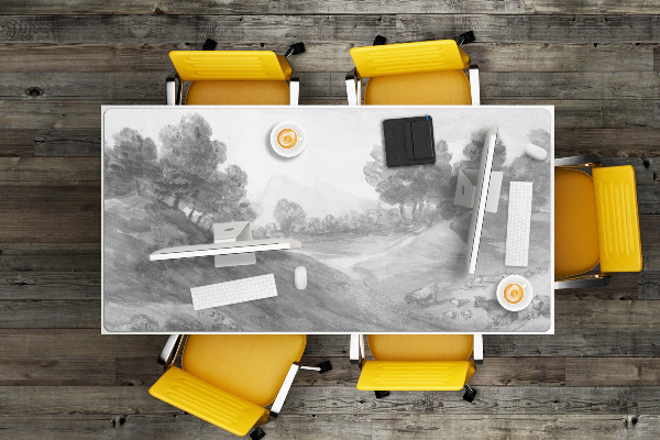 Bureau onderlegger Vintage-stijl