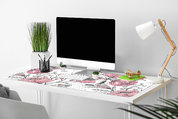 Bureau mat Pastel roses art