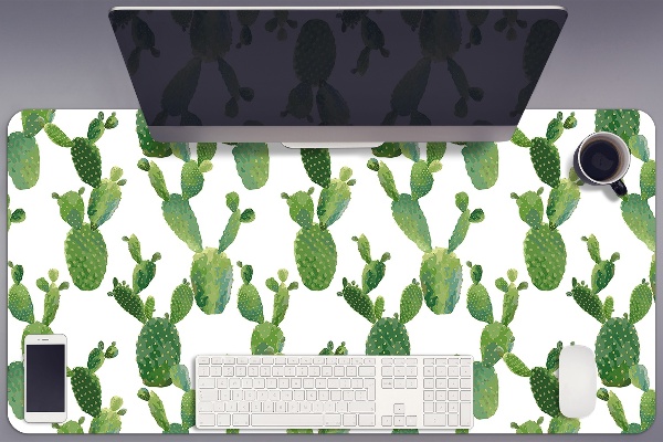 Bureau onderlegger Geschilderde cacti