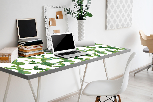 Bureau onderlegger Geschilderde cacti