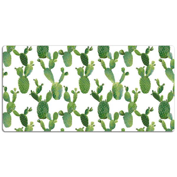 Bureau onderlegger Geschilderde cacti