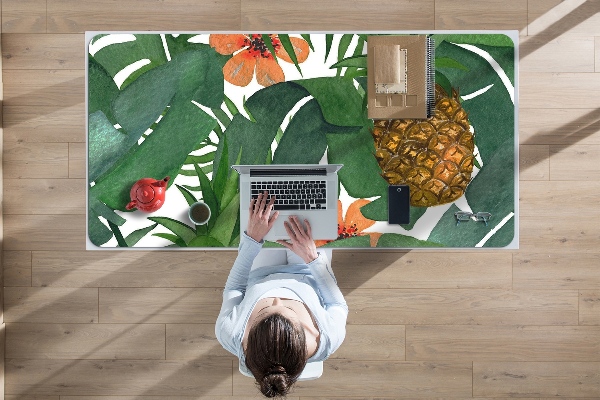 Bureau mat Tropische ananas