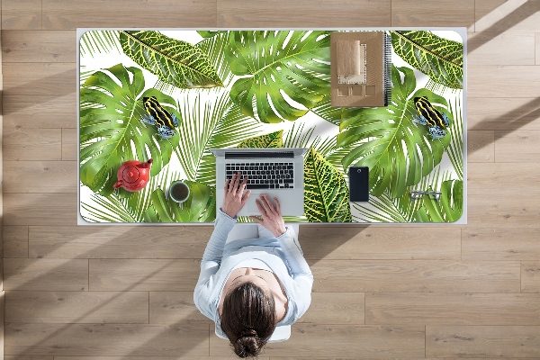 Bureau onderlegger Kikker op een blad