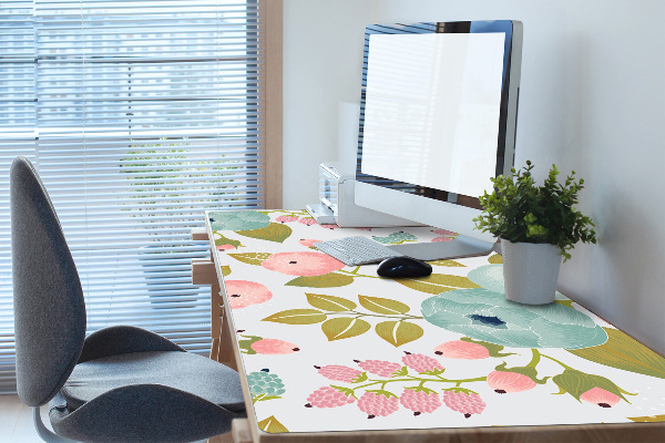 Bureau onderlegger Lente bloemen