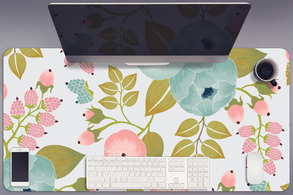 Bureau onderlegger Lente bloemen