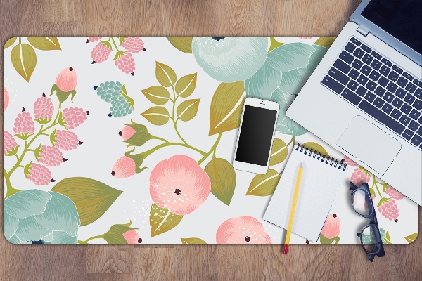 Bureau onderlegger Lente bloemen