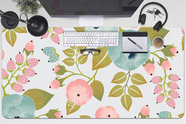 Bureau onderlegger Lente bloemen